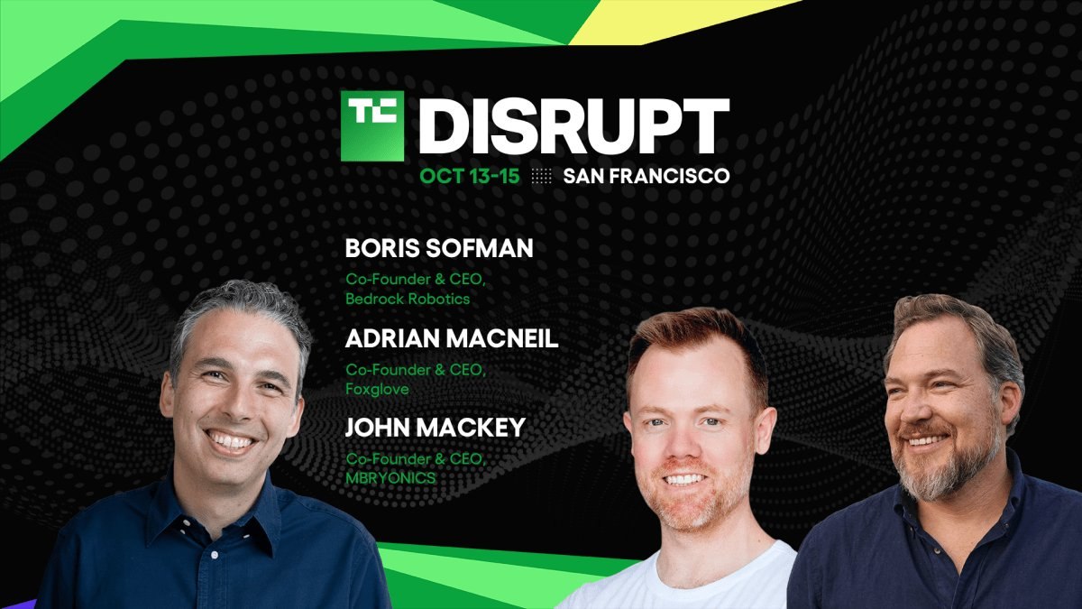 Узнайте, как вывести свой стартап от прототипа до промышленного запуска, на TechCrunch Disrupt 2026