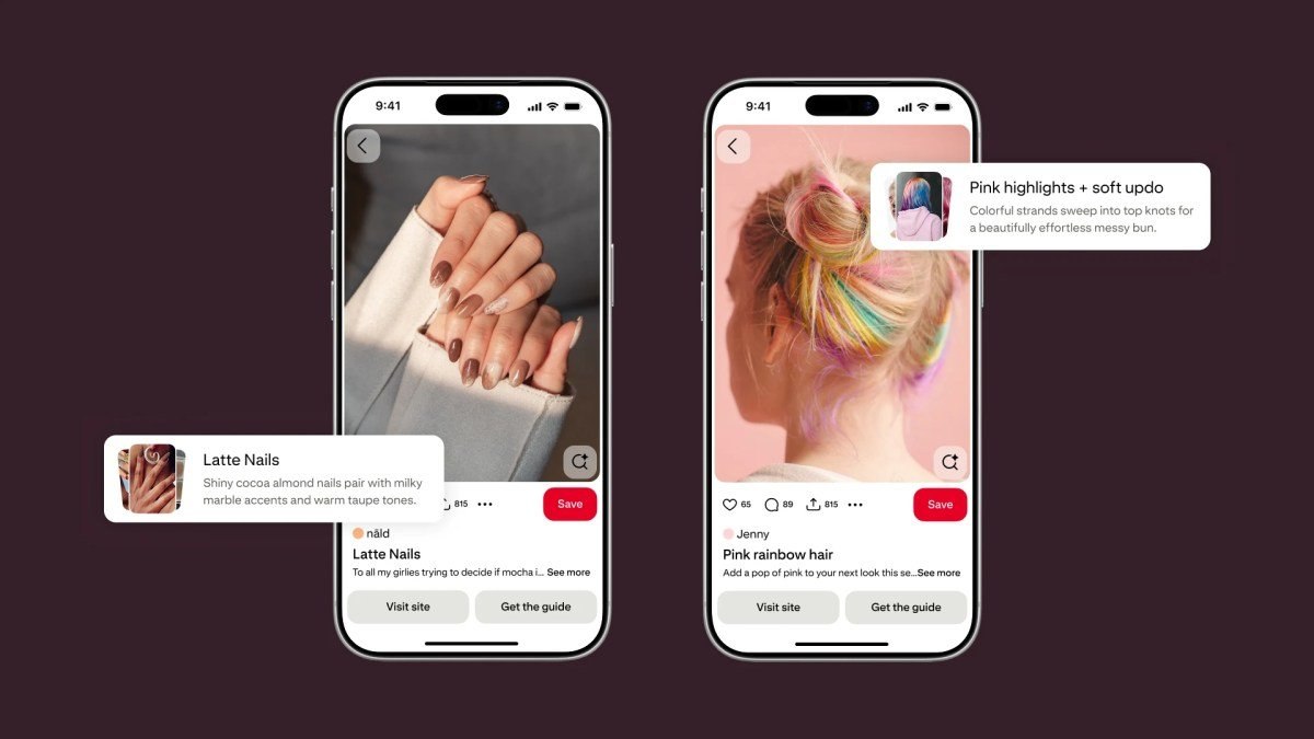 Искусственный интеллект Pinterest теперь превращает булавки для красоты в планы действий